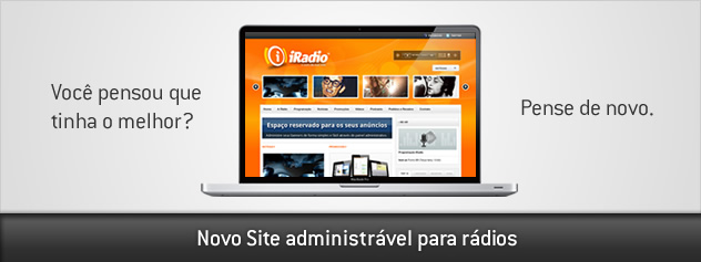 Novo site administrável para Rádios