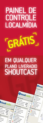 Painel de Controle Grátis em todos os planos LiveRadio SHOUTcast